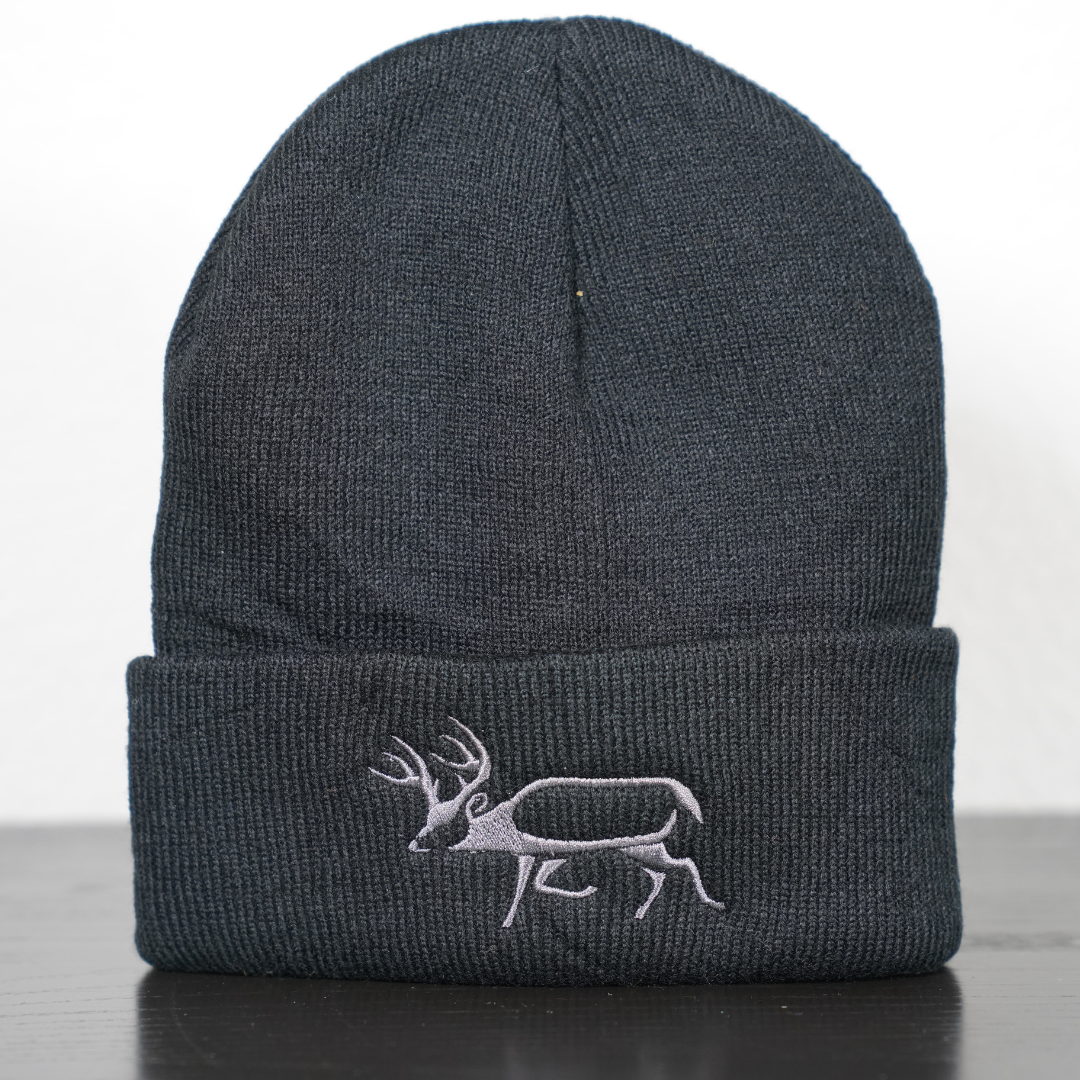 Black Beanie | Buck – Buck On A Hat