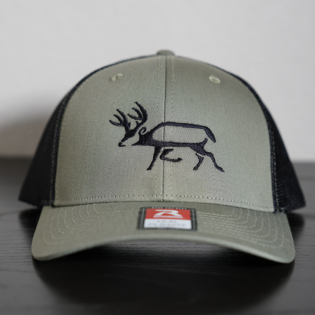 Buck On A Hat Flexfit Trucker Hat