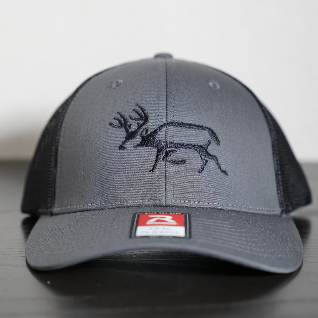 Buck On A Hat Flexfit Trucker Hat