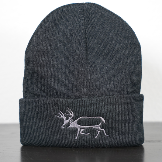 Black Beanie - Buck