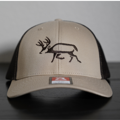 Buck On A Hat Flexfit Trucker Hat