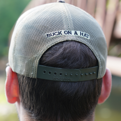 Mossy Oak Bottomland Buck On A Hat